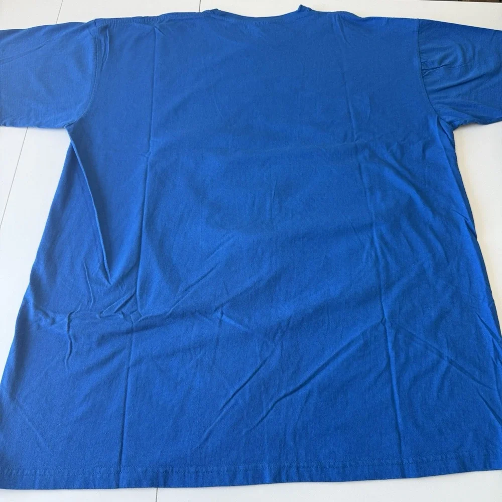 Kodiak Alaska Husky Sled Dog Blue Graphic T Shirt See Measurements For‎ Size